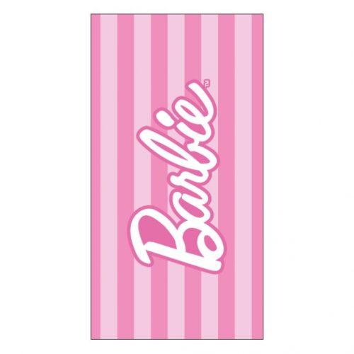 Barbie Striped fürdőlepedő, strand törölköző 70x140cm (Fast Dry)