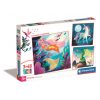 Fantasztikus lények Magic 3x48 db-os puzzle Clementoni