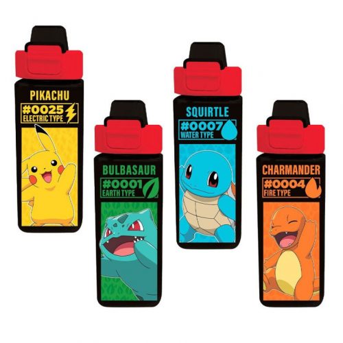 Pokémon Electric square műanyag kulacs 500 ml