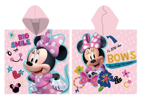 Disney Minnie Smile strand törölköző poncsó 55x110 cm (Fast Dry)