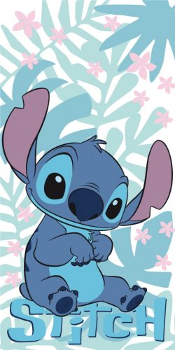 Disney Lilo és Stitch, A csillagkutya Palm Leaves fürdőlepedő, strand törölköző 70x140cm