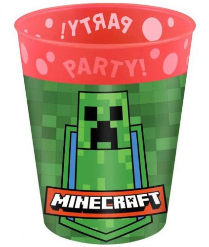 Minecraft micro prémium műanyag pohár 250 ml