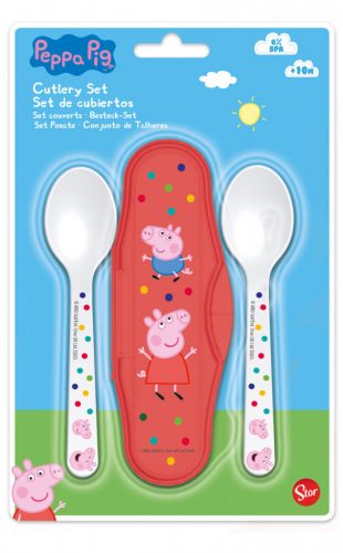 Peppa malac baba utazó evőeszköz készlet