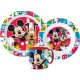 Disney Mickey Better Together étkészlet, micro műanyag szett bögrével 265 ml